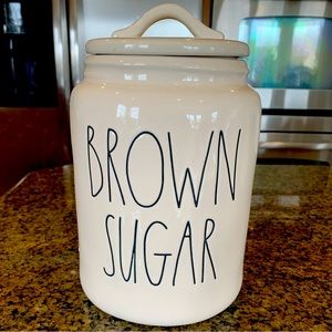 Rae Dunn Brown Sugar Large Jar